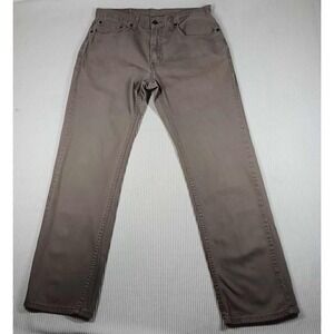 Levis‎ 559 Jeans Mens 33x32 Khaki Beige Straight Leg Relaxed Fit Waterless Pants